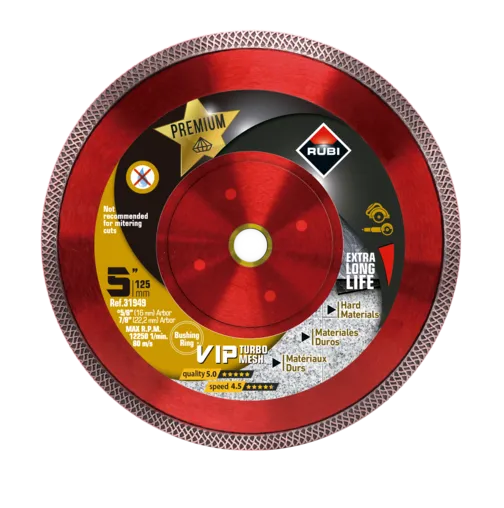 Rubi VIP Turbo Mesh Dry Blade 5 in
