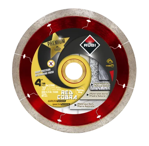 Rubi Red Cobra Dry Blade 4 in
