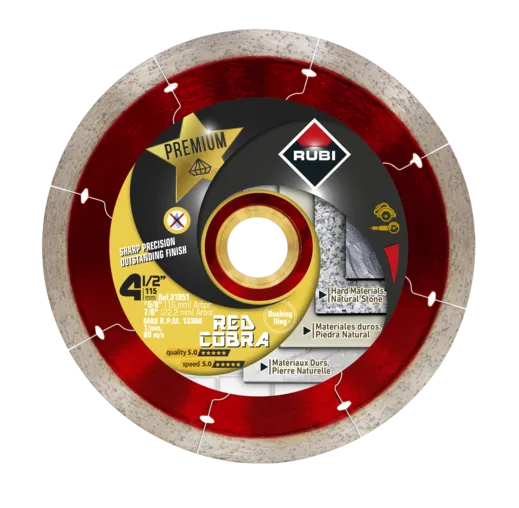 Rubi Red Cobra Dry Blade 4-1/2 in