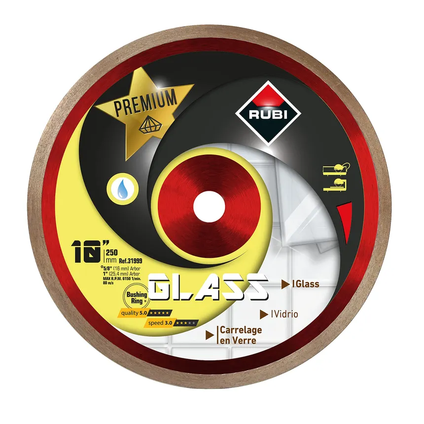 Glass Premium Wet Diamond Blade 10 in