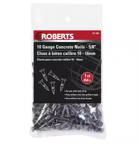 Concrete Nails 10 GA 5/8 in (1 lb Bag)