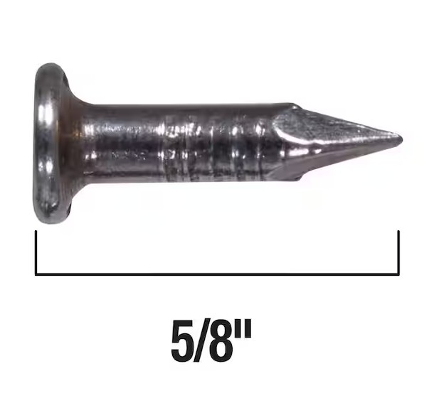 Concrete Nails 10 GA 5/8 in (1 lb Bag)