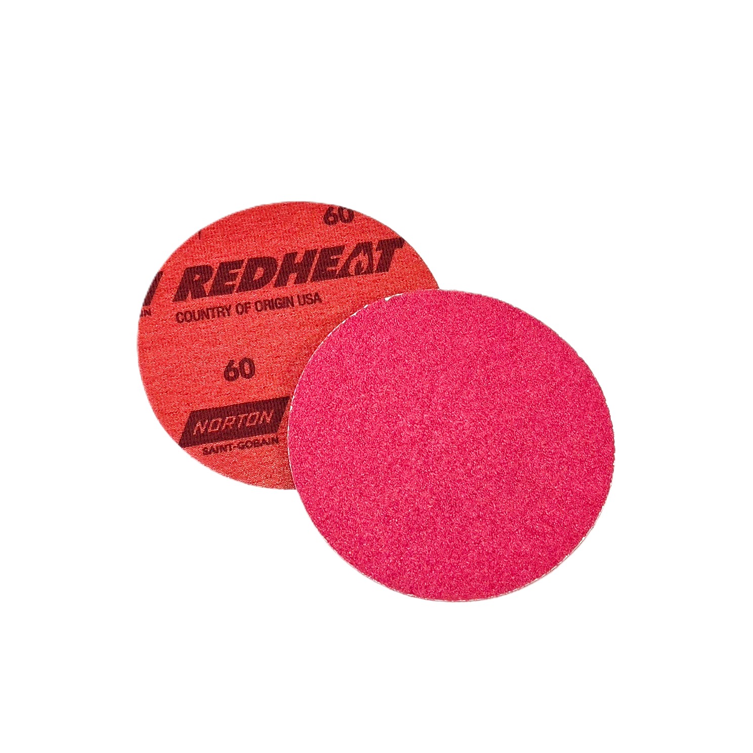 Norton Red Heat Sanding Disc 5 in 60 Grit (50/Box)