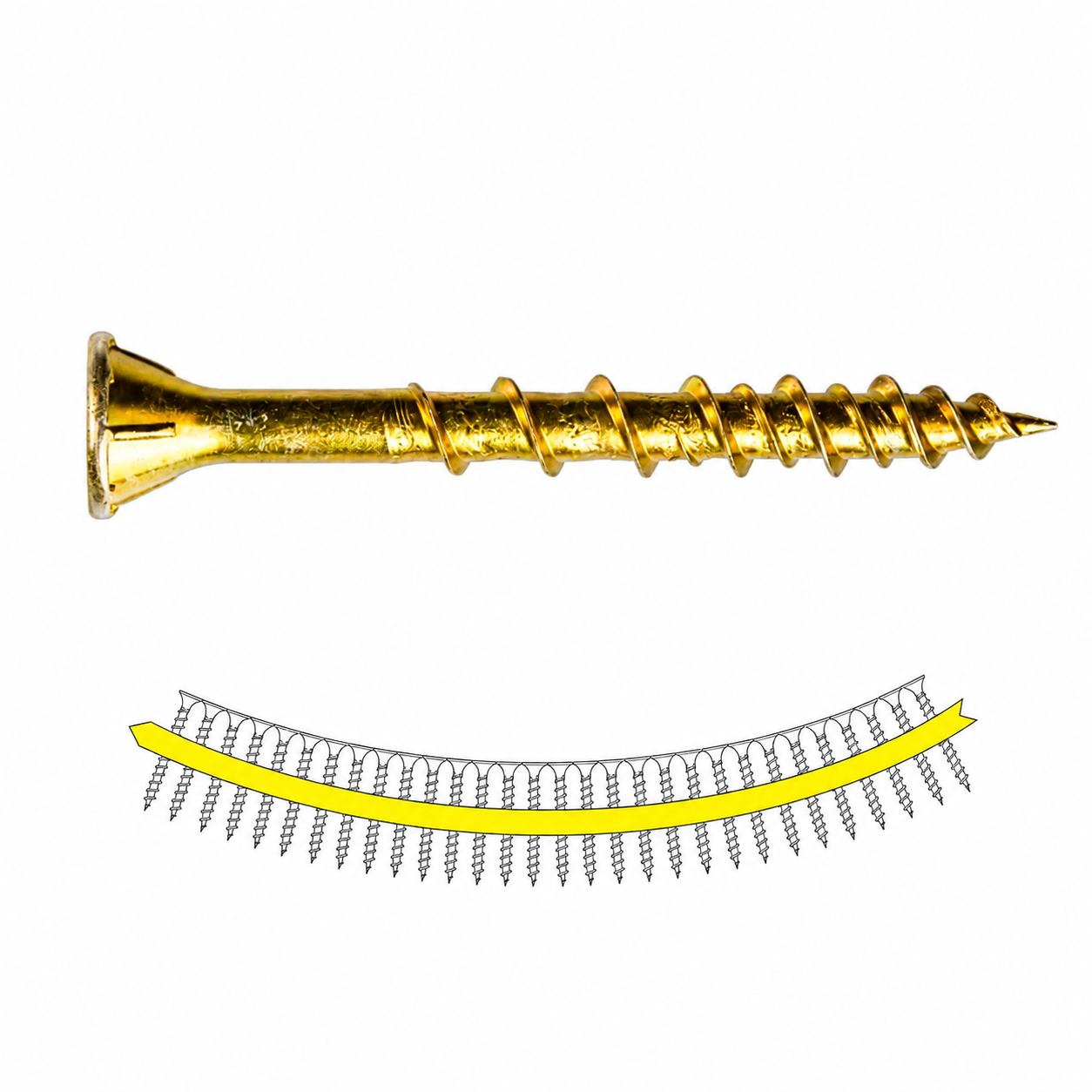 Simpson Strong-Tie WSV Subfloor Screws #9 x 2