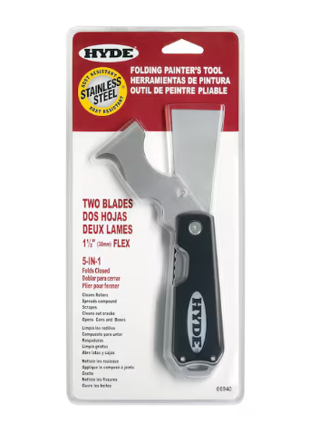 Hyde 06930 5-in1 Stainless Steel Folding