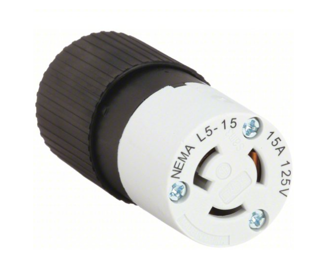 Locking Connector L5-15R 15A 125V