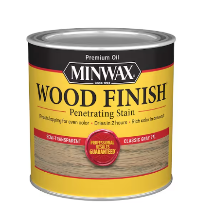 MinwaxStain (Half-Pint) Classic Gray