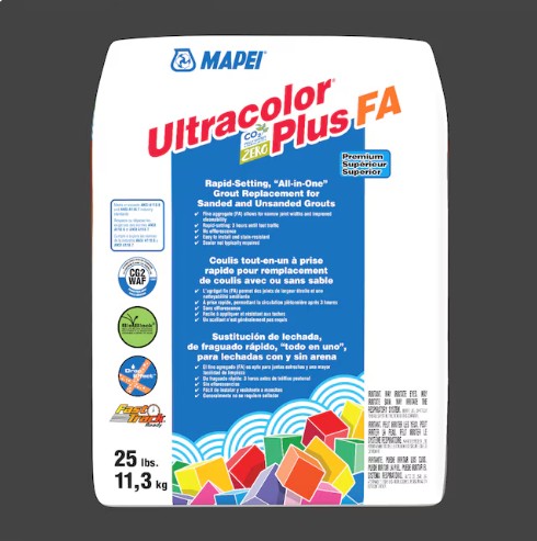MAPEI Ultracolor Plus FA Grout Black 25 lb