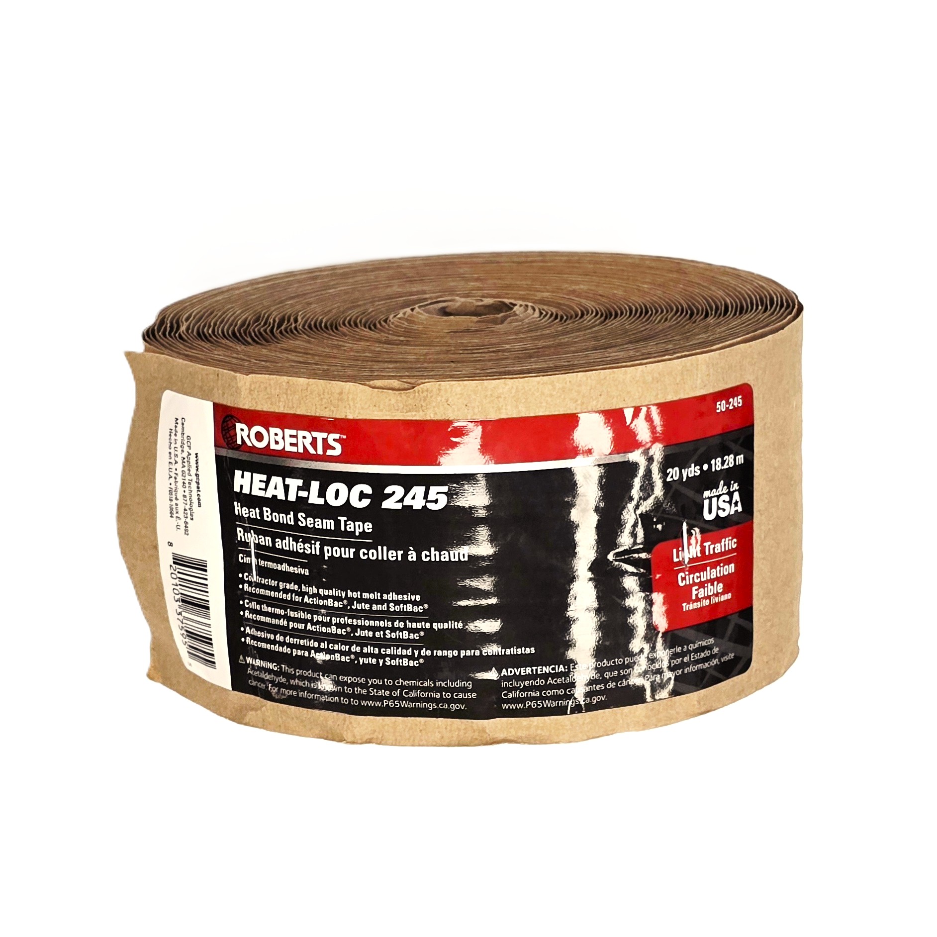 Roberts Heat-Loc Heat Bond Carpet Seaming Tape 3-11/16 in x 60 ft