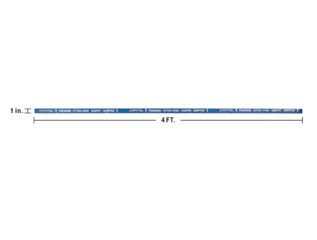 Capitol Extra-Wide Concrete Tack Strip 1 in x 48 in (100 Pack)