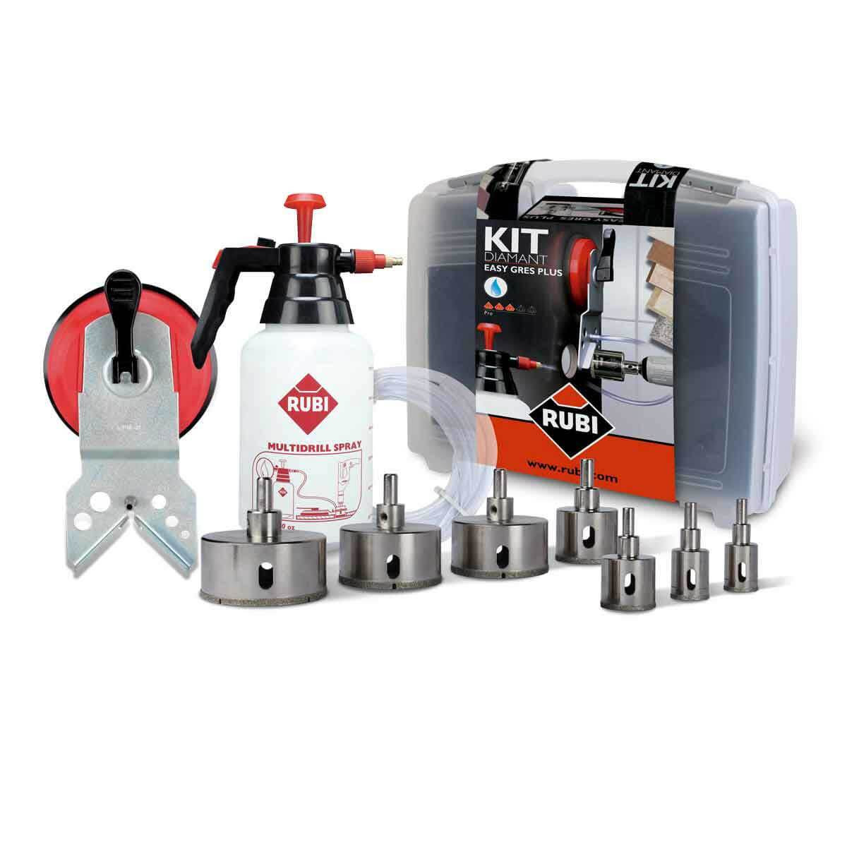 EasyGres Plus Diamond Drill Bit Kit (3/4 in, 1-1/8 in, 1-3/8 in, 1-3/4 in, 2 in, 2-1/2 in, 3 in)