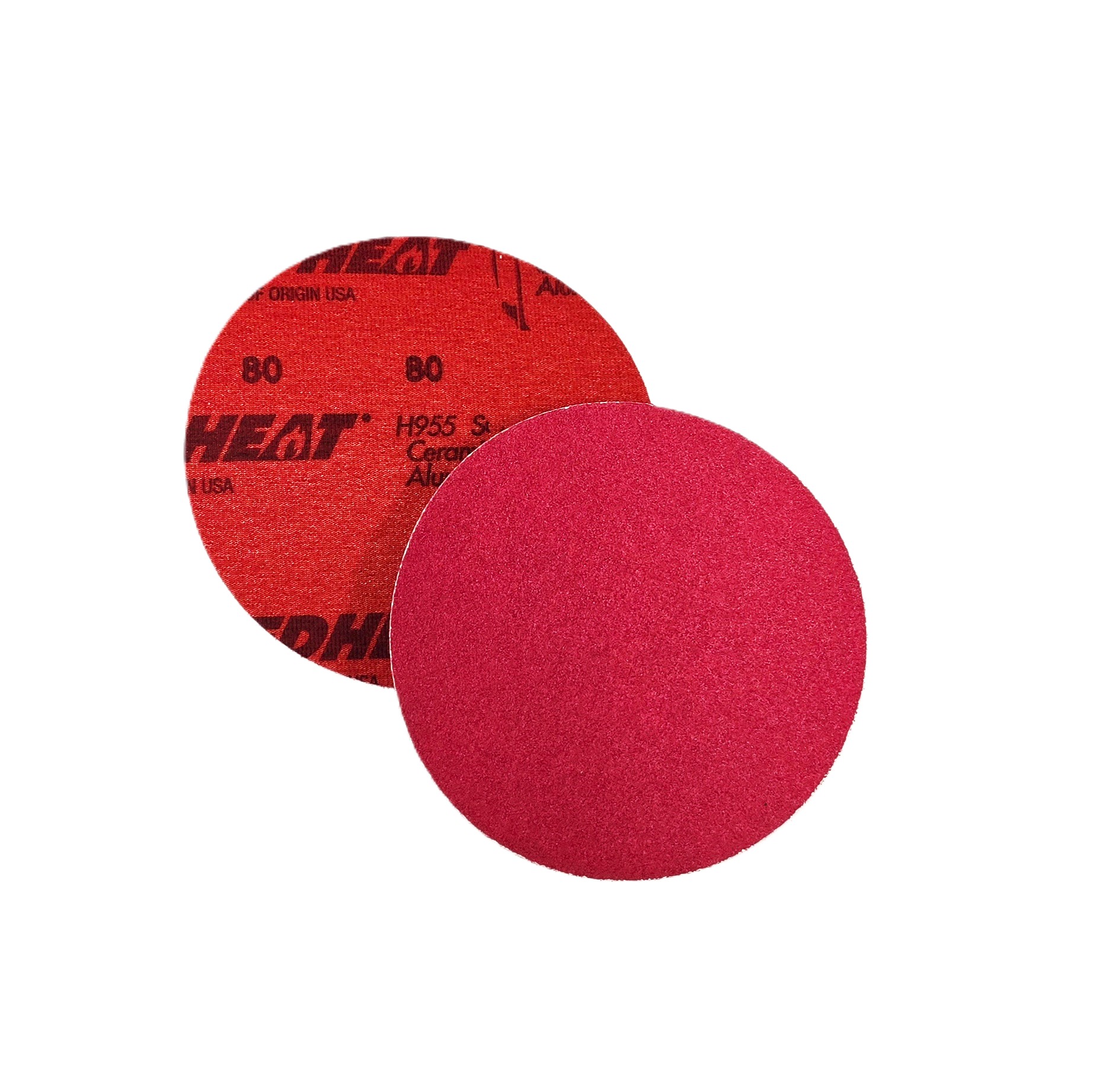 Norton Red Heat Disc 5-7/8 in 80 Grit (25/Box)