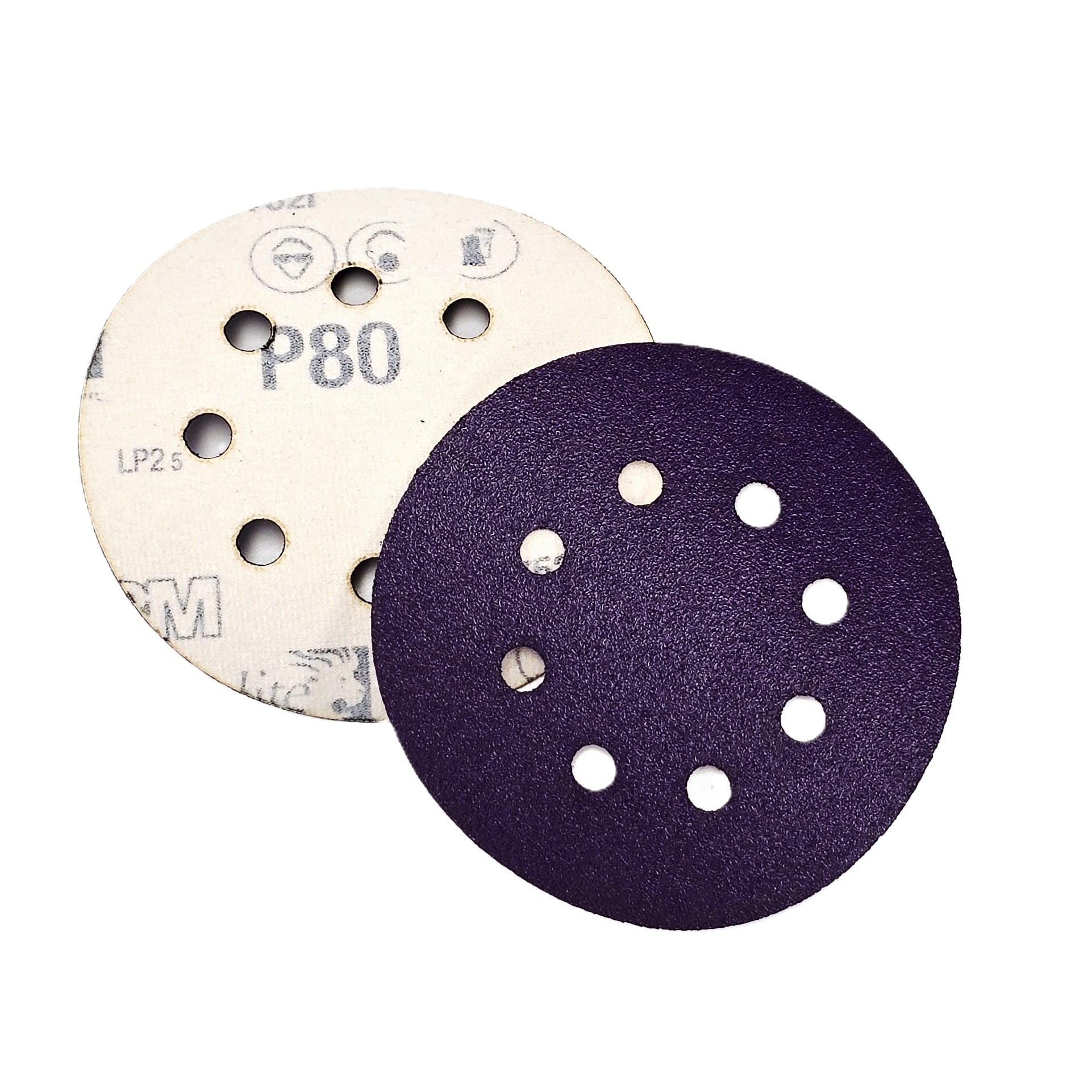 3M Regalite Hookit Sanding Disc 5 in 80 Grit (50/Box)