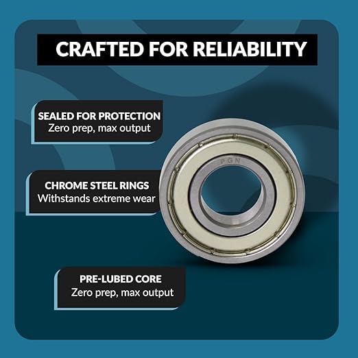 Ball Bearing Double Metal Sealed 10 x 26 x 8 mm