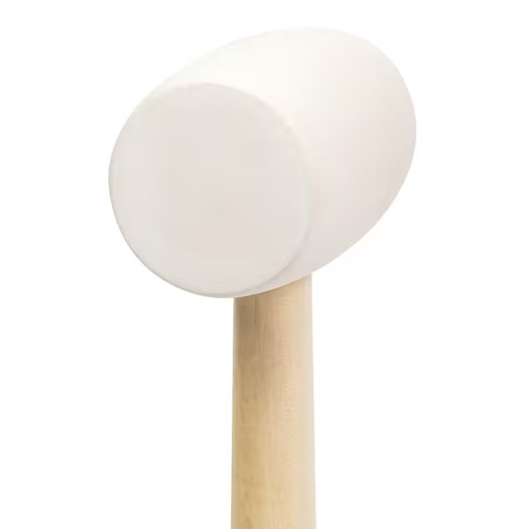 QEP White Rubber Tile Tapping Mallet 16 oz