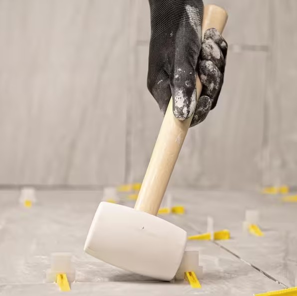 QEP White Rubber Tile Tapping Mallet 16 oz