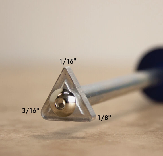QEP Thinset Removal Tool – 4 Grout Joint Sizes
