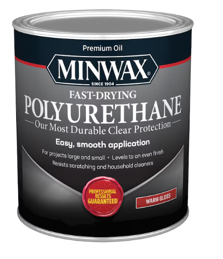 Minwax63000 Qt Gloss Fast Dry Polyurethane