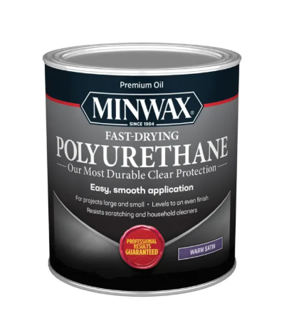 Minwax63010 Qt Satin Fast Dry Polyurethane