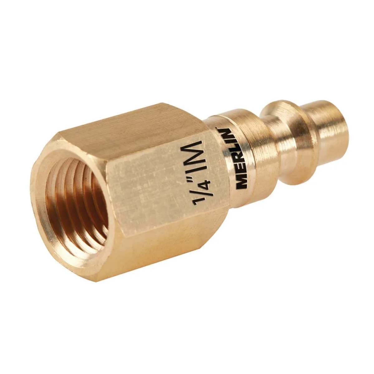 Brass Industrial Plug 1/4 in Female
