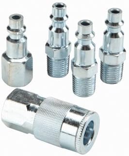 Industrial Quick Coupler & Plug Set (5 Piece)