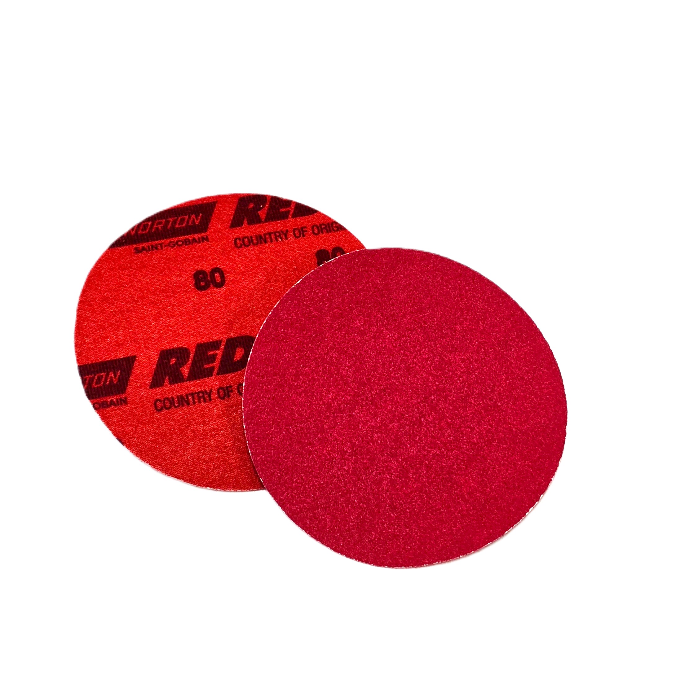 Norton Red Heat Sanding Disc 5 in 80 Grit (50/Box)