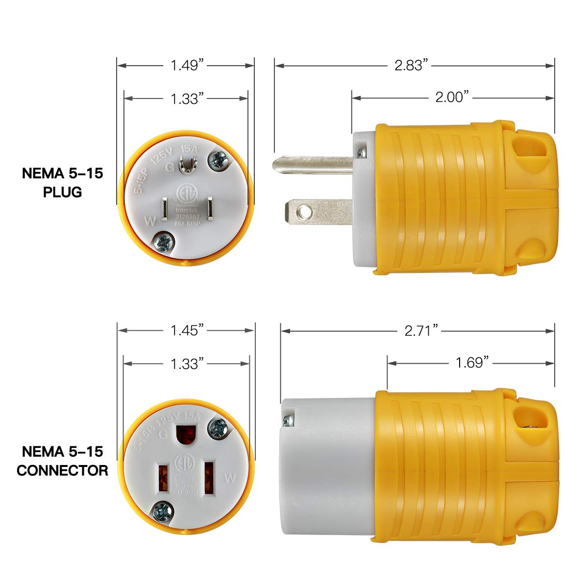 Twist-Lock Connector Female 30 Amp
