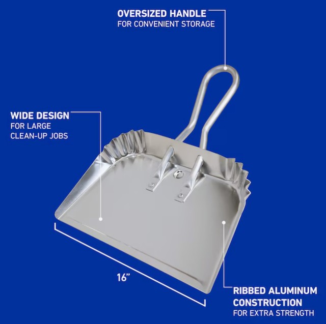 Quickie Aluminum Dust Pan