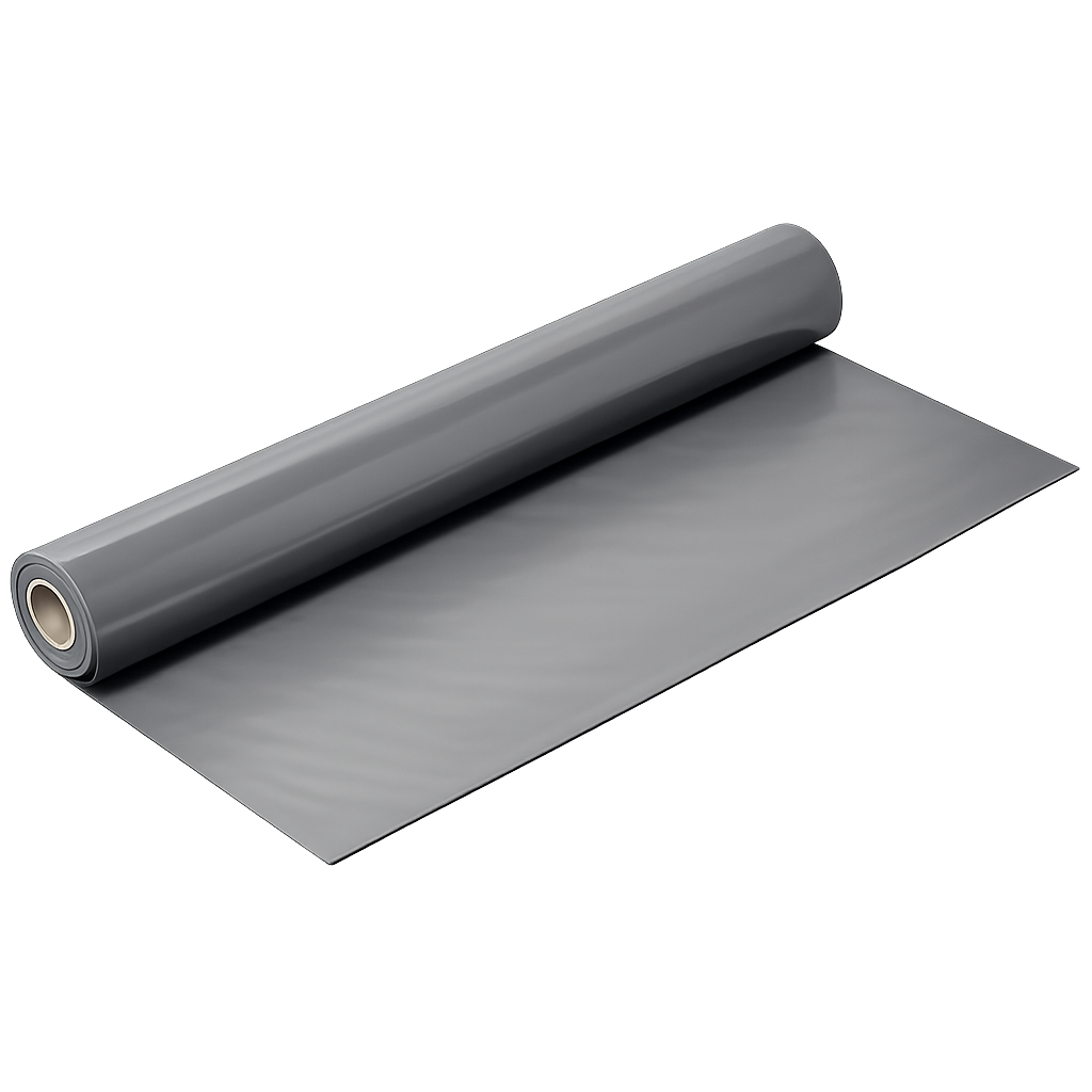 PVC Shower Pan Liner Gray 6 ft Wide Cut-to-Length