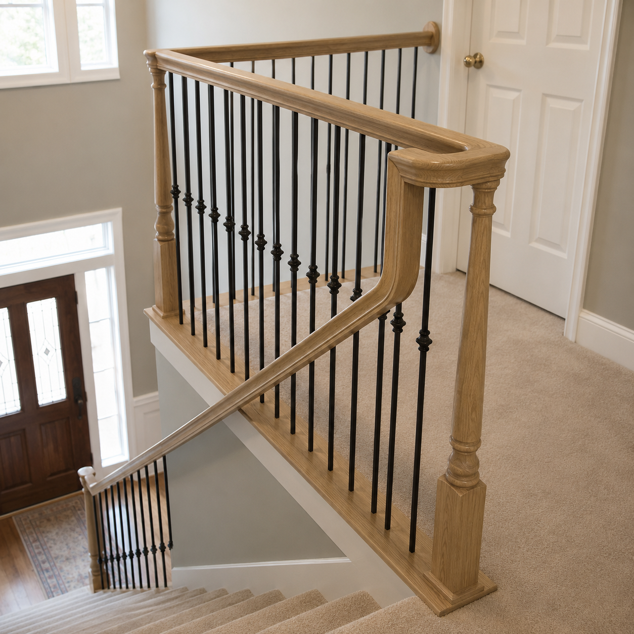 Stair Parts C-7099 Gooseneck Red Oak