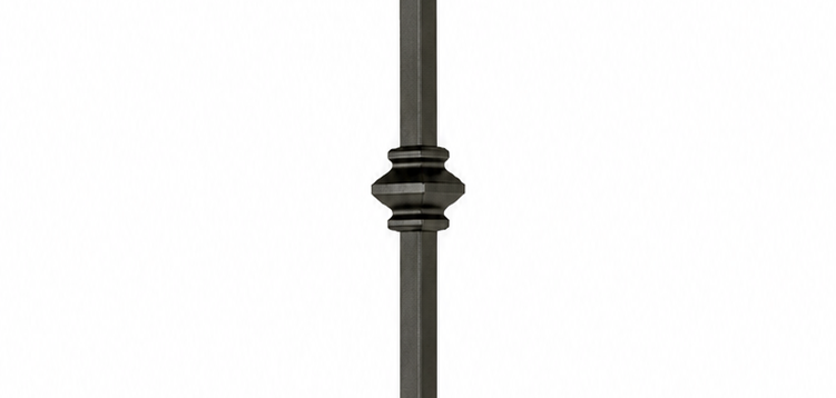 Mega Single Knuckle Iron Baluster 3/4
