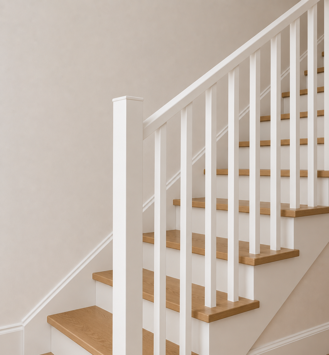 Prime Wood Square Pin Top Baluster 1-1/4
