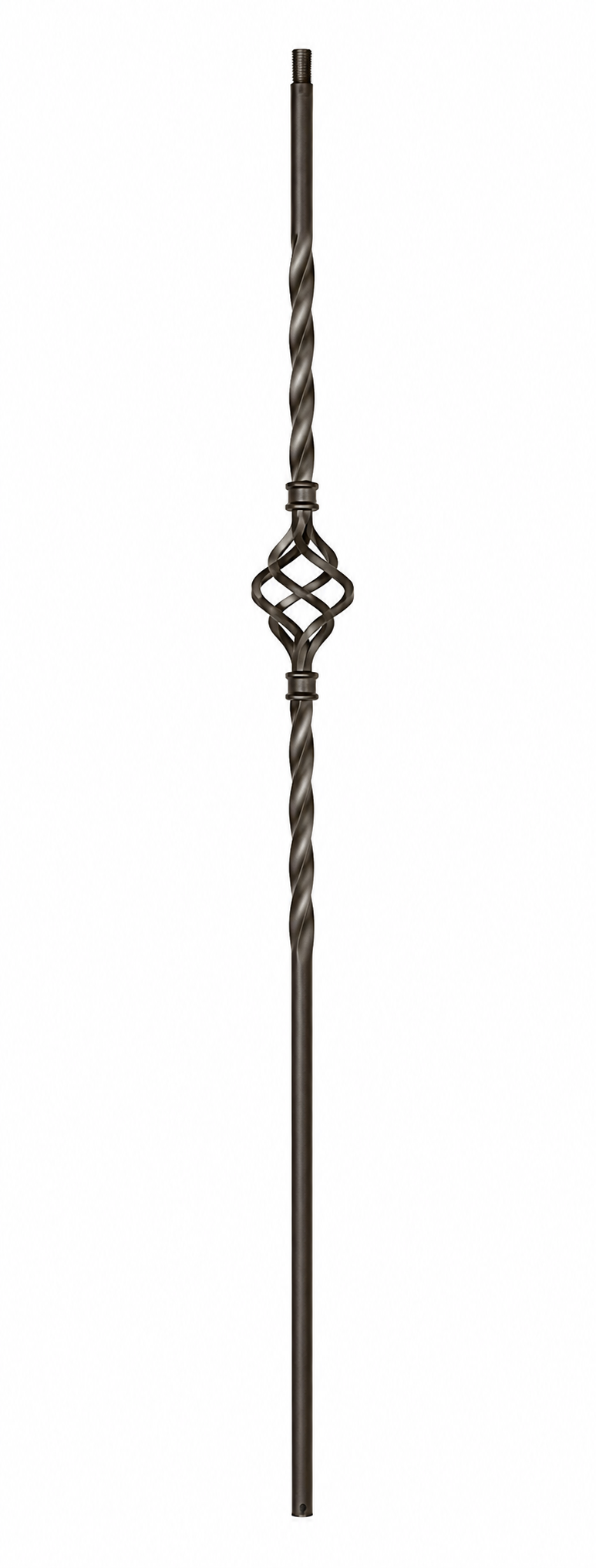Knee Wall Single Basket Iron Baluster – Oil Rubbed Bronze