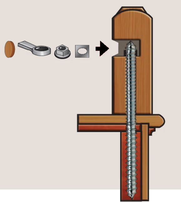 Newel Anchoring Hardware – C-3009
