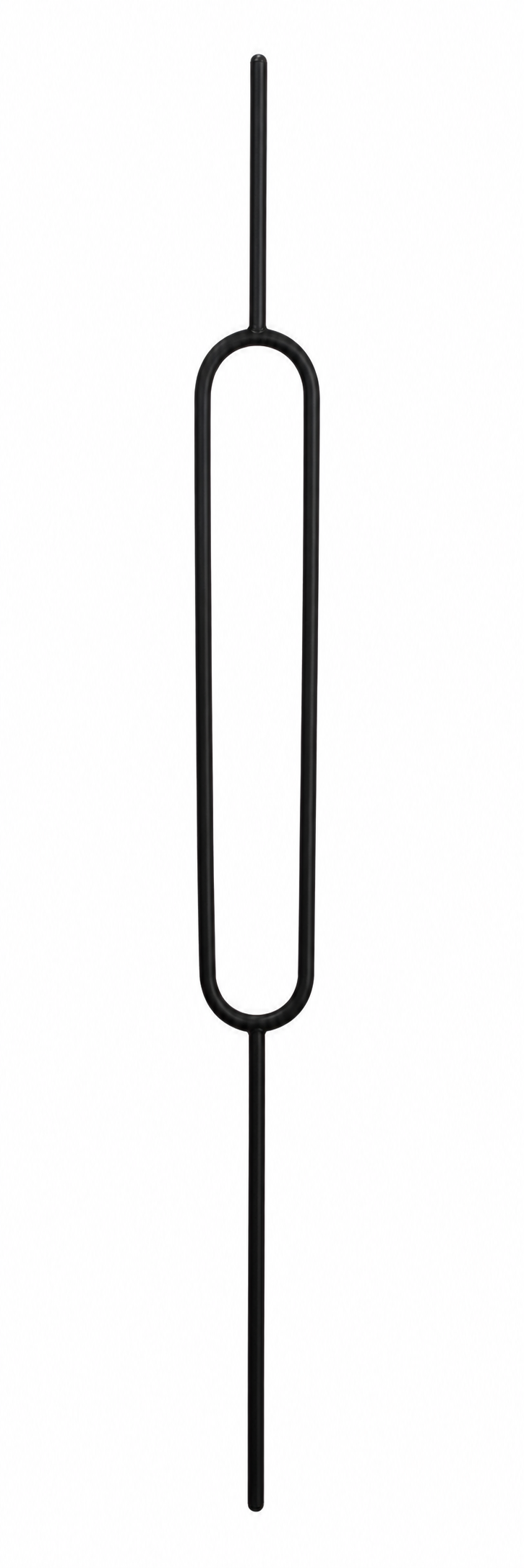 Oval Panel Iron Baluster 1/2