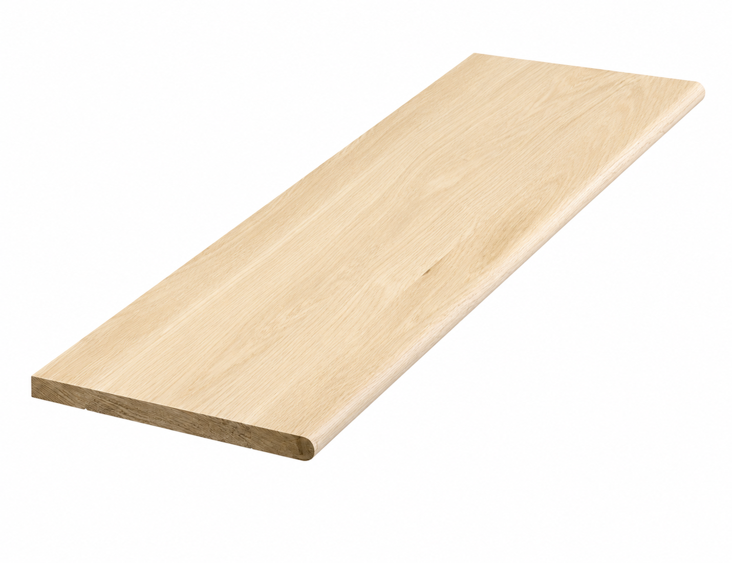 White Oak Plain Stair Tread 42