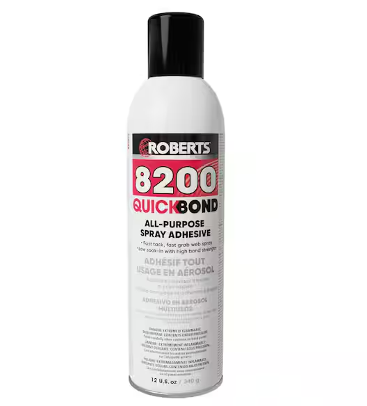 Roberts 8200 QuickBond Spray Adhesive 12oz
