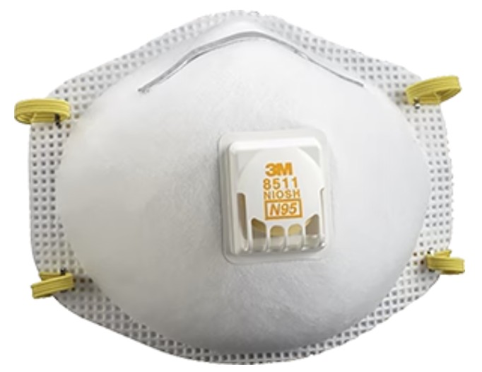 3M N95 Particulate Respirator with Valve (10 Pack)