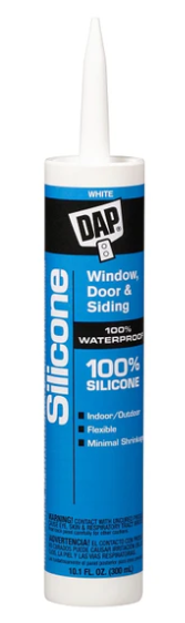 Dap 08646 9.8oz White 100% Silicone Sealant