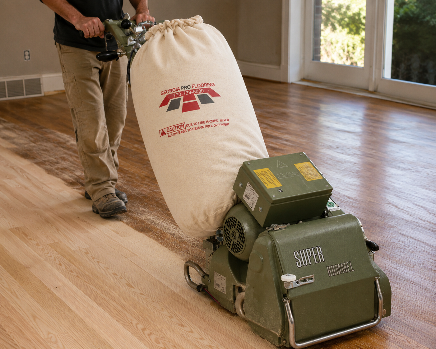 Hummel Pro Sander Dust Bags with Zipper & Elastic Neck