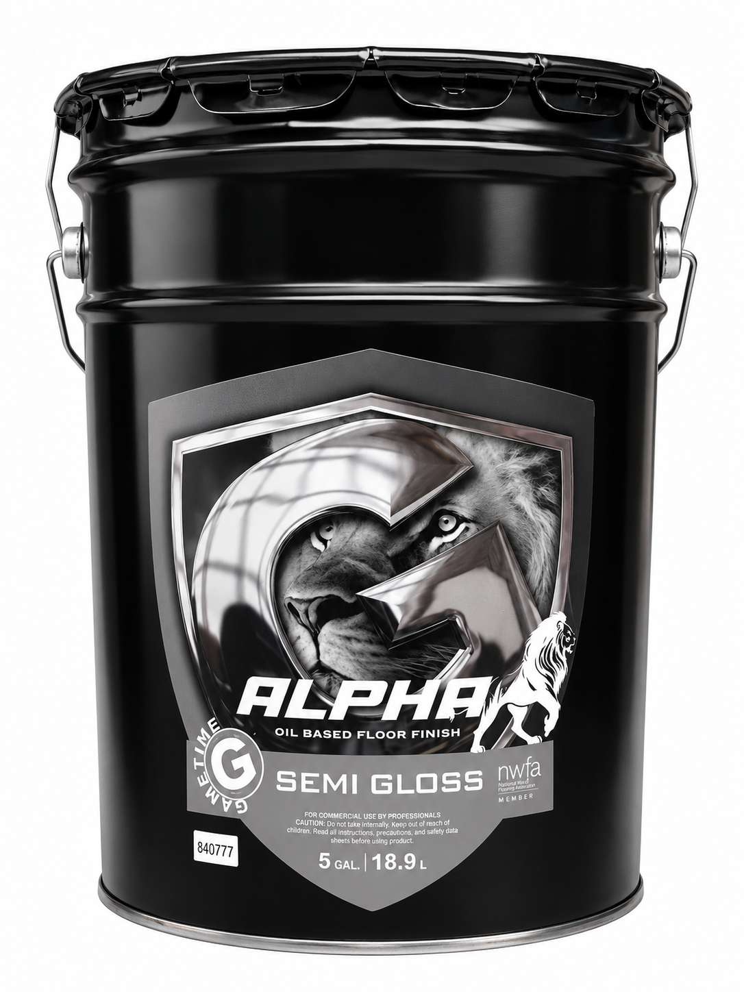 Alpha Oil-Based Residential Floor Finish Semi-Gloss 5 Gal