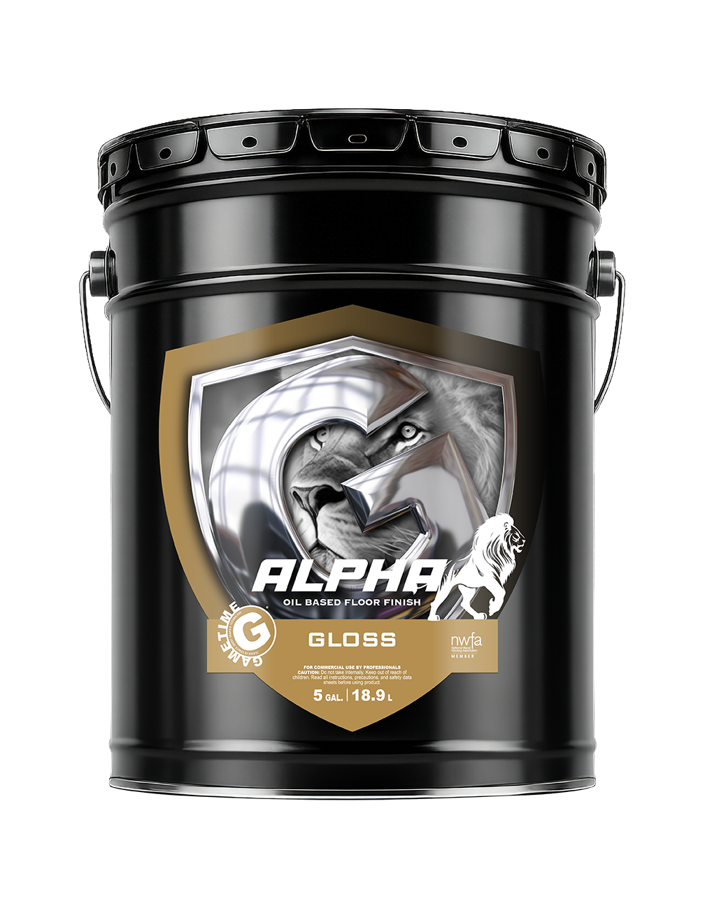 Alpha Oil-Based Residential Floor Finish Gloss 5 Gal
