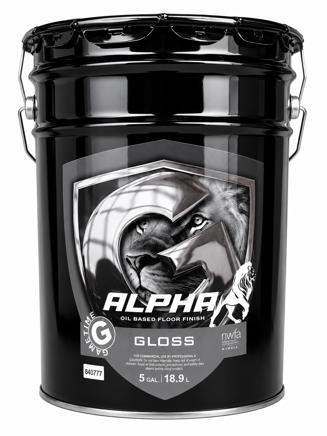 Alpha Oil-Based Residential Floor Finish Gloss 5 Gal