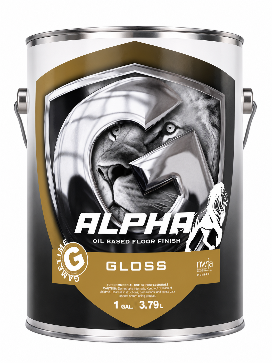Alpha Oil-Based Residential Floor Finish Gloss 1 Gal