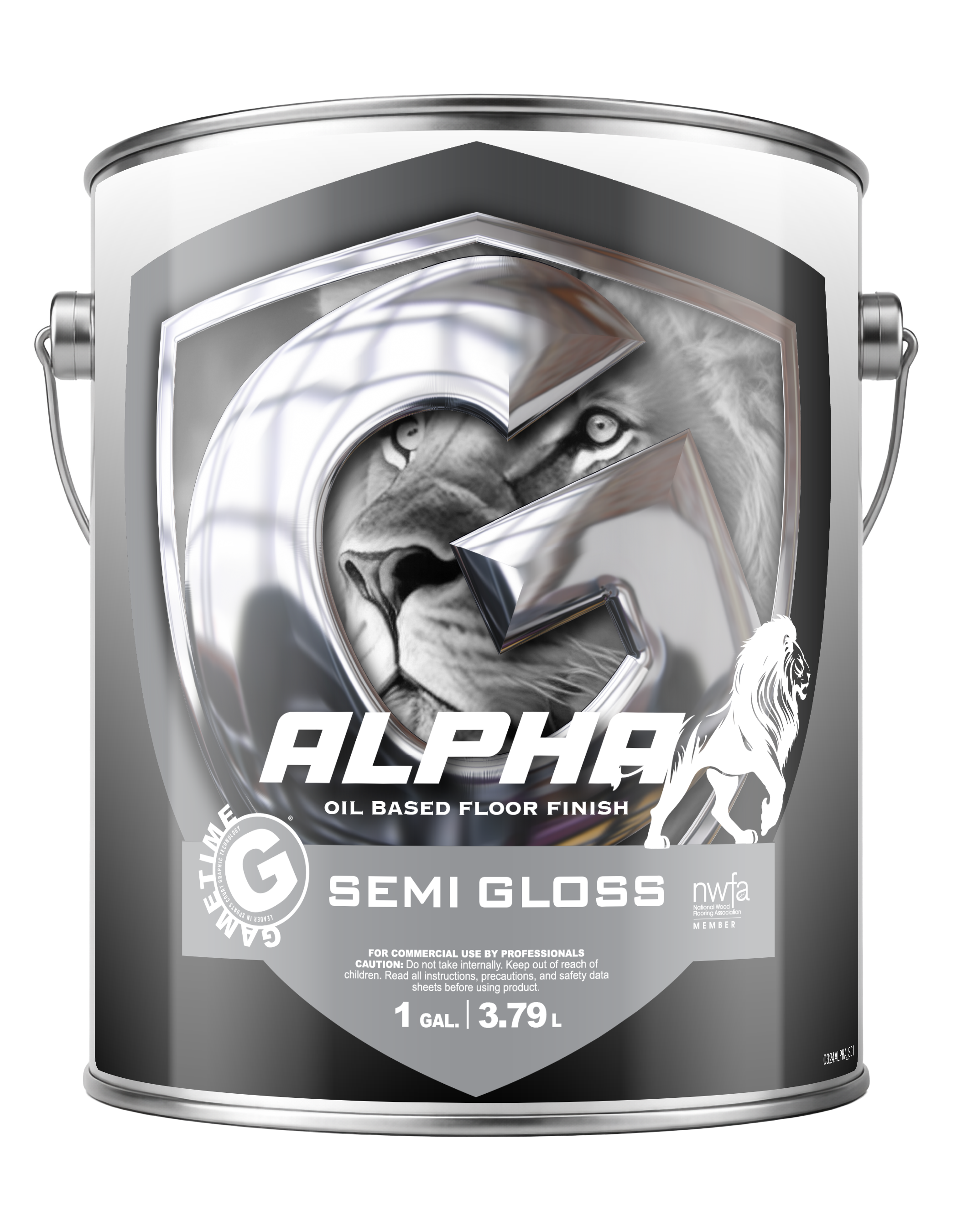 Alpha Oil-Based Residential Floor Finish Semi Gloss 1 GL