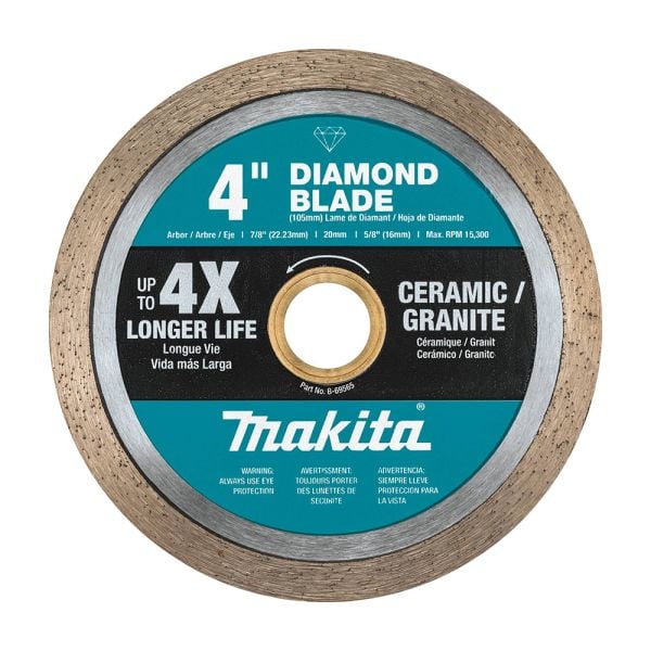 Diamond Blade 4 in Continuous Rim General Purpose