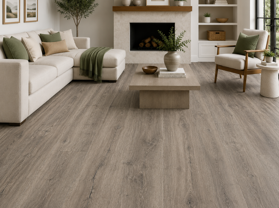 Pyzo-X BNG SPC Flooring 7 in x 48 in – Honey Brown (28.98 SF/Box)