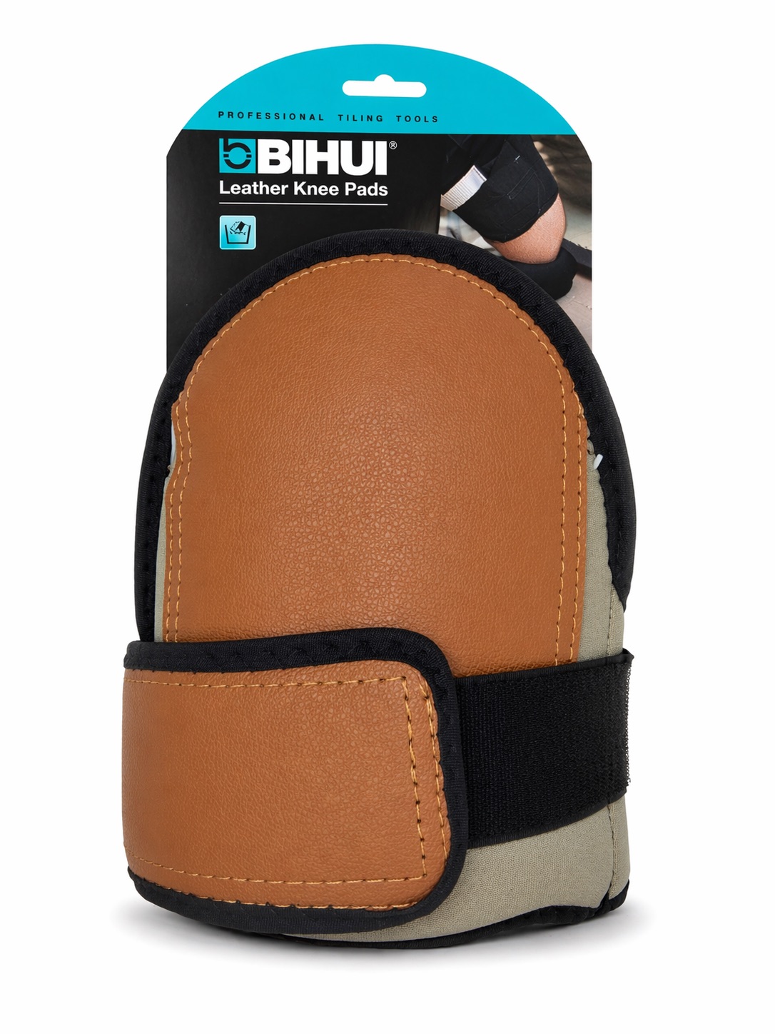 BIHUI Neoprene Leatherette Knee Pads