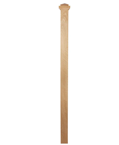 C-4075-50 Landing Box Newel - Removable Cap