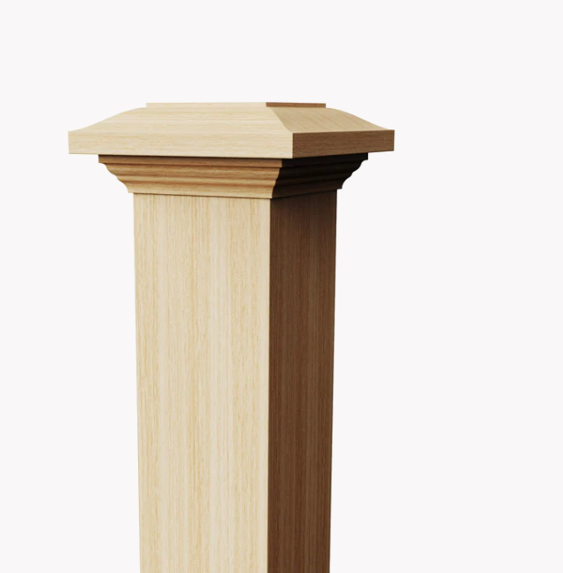 Plain Box Newel Cap/Sleeve